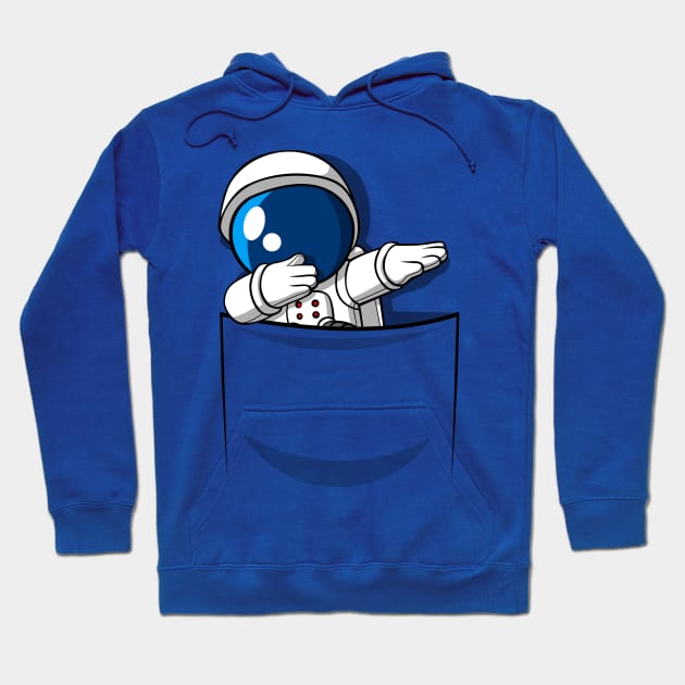 Dabbing Pocket astronaut Hoodie by albertocubatas